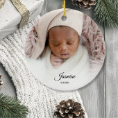 Baby's First Christmas Foto Ornament