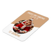 Baby's First Christmas Foto Ornament Keepake Magnet (Linke Seite)