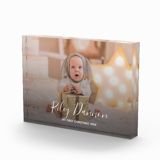 Baby's First Christmas Fotoblock (Rechts)