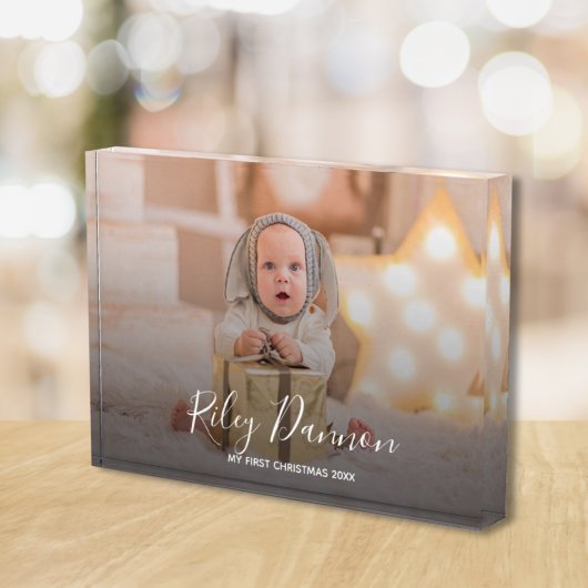 Baby's First Christmas Fotoblock