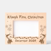 Baby's First Christmas Geätzte Rahmen (Vorderseite)