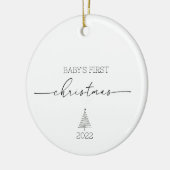 Baby's First Christmas Individuelle Name Ornament (Links)