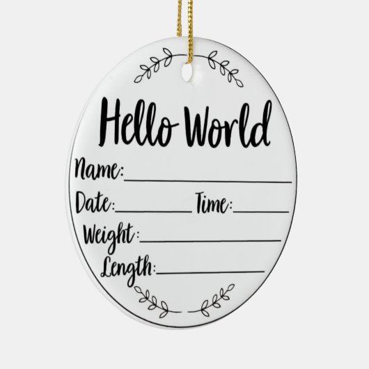 Baby's First Christmas Keepake Ornament (Rechts)