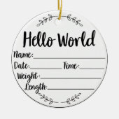 Baby's First Christmas Keepake Ornament (Vorne)