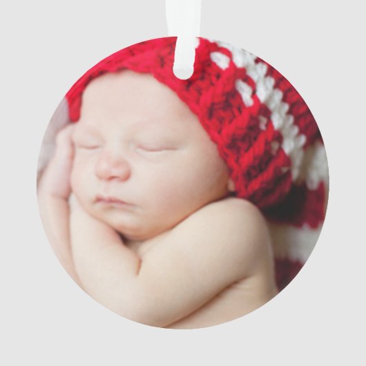 Baby's First Christmas Keepake Ornament (Rückseite)