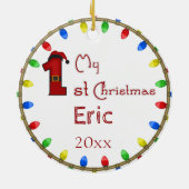 Baby's First Christmas Keramik Ornament (Hinten)