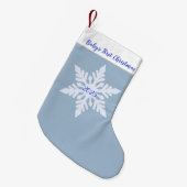 Baby's First Christmas Kleiner Weihnachtsstrumpf (Vorderansicht (hängend))