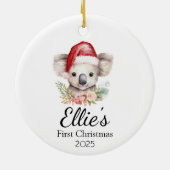 Baby's First Christmas Koala Ornament (Hinten)