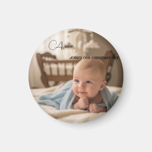 Baby's First Christmas Magnet (Vorne)