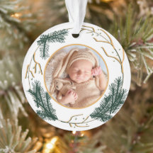 Baby's First Christmas Modern Wrath Modern Elegant