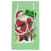Baby's First Christmas Niedlich Santa Sign Kleine Geschenktüte (Vorderseite)
