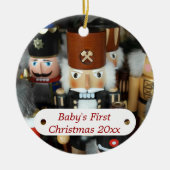 Baby's First Christmas Nutcracker Ornament (Vorne)
