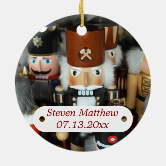 Baby's First Christmas Nutcracker Ornament (Hinten)