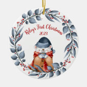 Baby's First Christmas Ornament Baby Bear (Vorne)