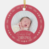 Baby's First Christmas Ornament Design (Vorne)
