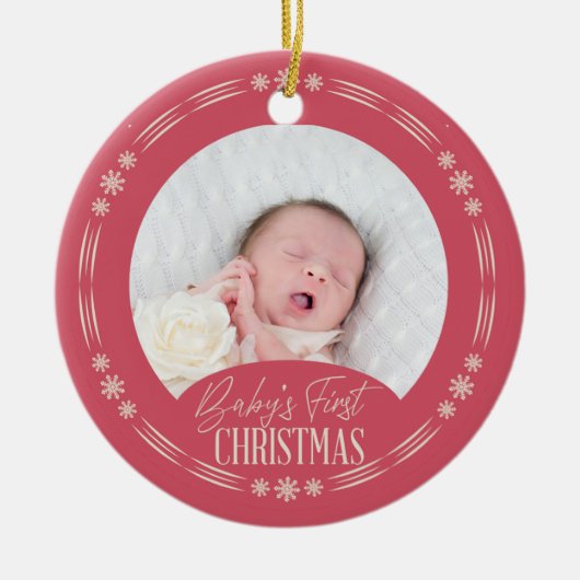 Baby's First Christmas Ornament Design (Vorne)