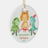 Baby's First Christmas Ornament Dinosaurier (Rechts)