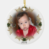 "Baby's First Christmas" Ornament liebevoll (Vorne)