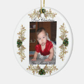 "Baby's First Christmas" Ornament mit Jesus (Links)