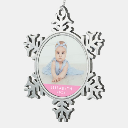 Baby's First Christmas Ornament Pink (Rechts)