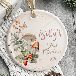 Baby's First Christmas Ornament Woodland