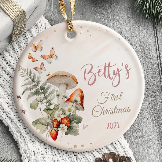 Baby's First Christmas Ornament Woodland