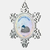 Baby's First Christmas - Pewter Hippo Ornament (Rechts)