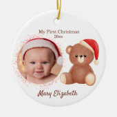 Baby's First Christmas Photo Ornament (Vorne)