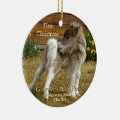 Baby's First Christmas Pony in Poppies Ornament (Rechts)