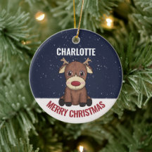 Baby's First Christmas Rentier & Foto