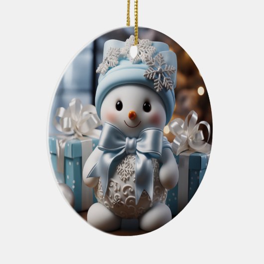 Baby's First Christmas Snowman Ornament (Rechts)