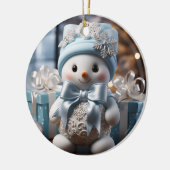 Baby's First Christmas Snowman Ornament (Links)