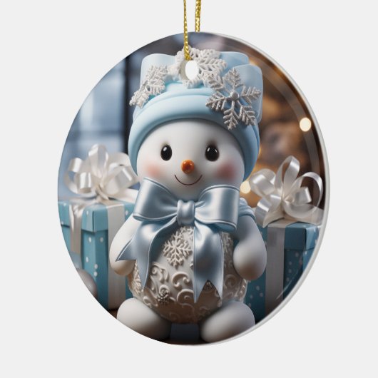 Baby's First Christmas Snowman Ornament (Links)