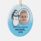 Baby's First Christmas Snowman Ornament (Rechts)