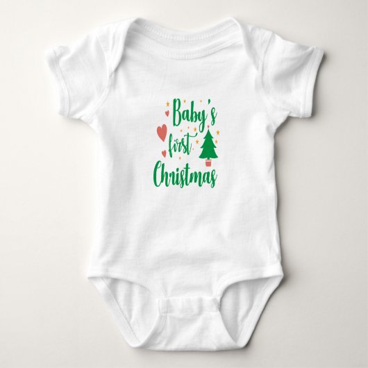 Baby's First Christmas T - Shirt (Vorderseite)