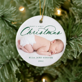 Baby's First Christmas Tree Ornament