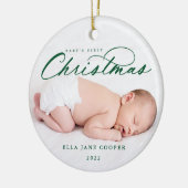 Baby's First Christmas Tree Ornament (Links)
