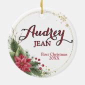 Baby's First Christmas Tree Ornament (Hinten)