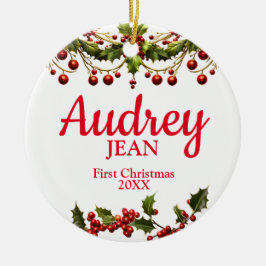 Baby's First Christmas Tree Ornament