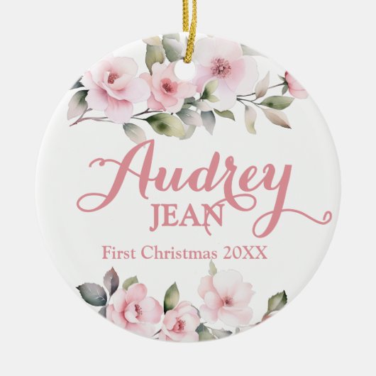 Baby's First Christmas Tree Ornament (Vorne)