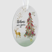 *~* Baby's First Christmas - Tree Peace Dove Truck Ornament (Vorderseite)