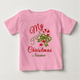"Baby's First Christmas" TUTU BODYSUIT Baby T-shirt
