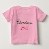 "Baby's First Christmas" TUTU BODYSUIT Baby T-shirt (Rückseite)