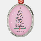 Baby's First Christmas Whimsical Lighted Tree Ornament Aus Metall (Links)