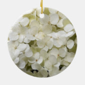 Baby's First Christmas White Hydrangea Keramikornament (Hinten)