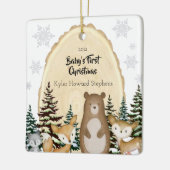 Baby's First Christmas Woodland Animals Ornament (Links)