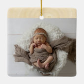 Baby's First Christmas Woodland Animals Ornament (Rückseite)