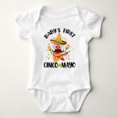 Baby's First Cinco de Mayo Baby Strampler (Vorderseite)