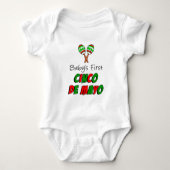 Baby's First Cinco De Mayo Baby Strampler (Vorderseite)