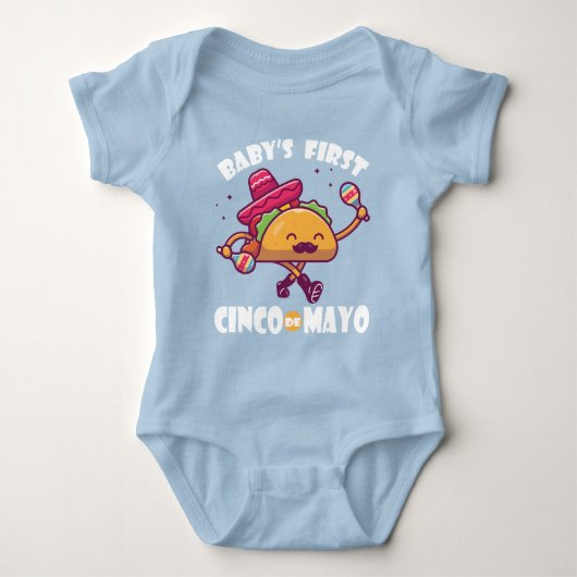 Baby's First Cinco de Mayo Baby Strampler (Vorderseite)